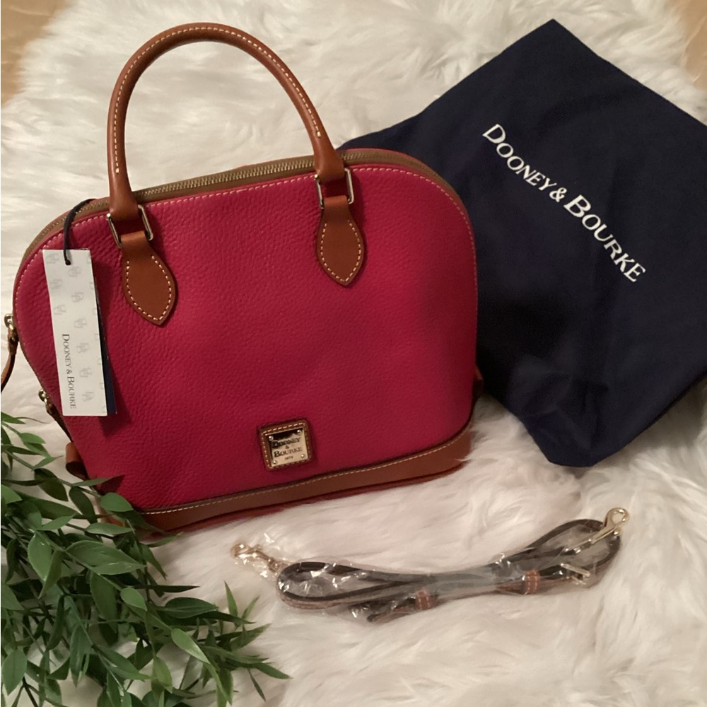 NWT Dooney & Bourke Satchel Strawberry